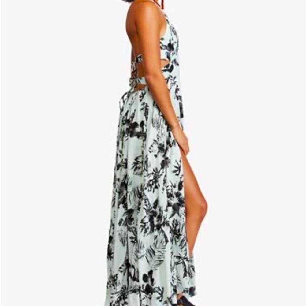 Free People Lille Tie Back Maxi Dress